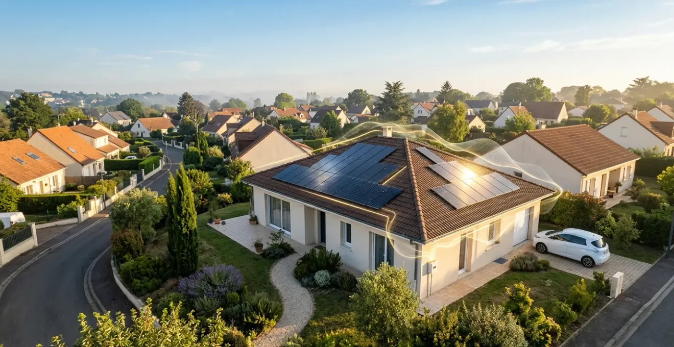 Installation de panneaux photovoltaïques sur toiture résidentielle avec calcul de rentabilité