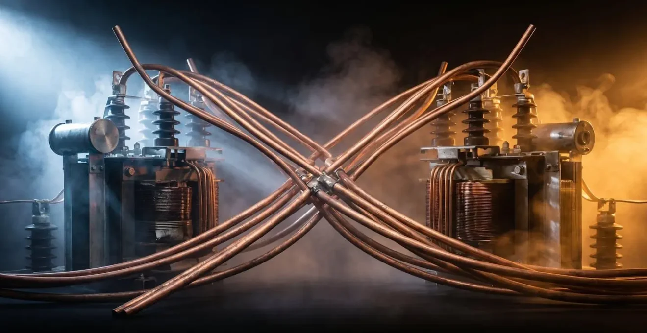 Représentation visuelle du système d'interconnexion électrique européen en période hivernale