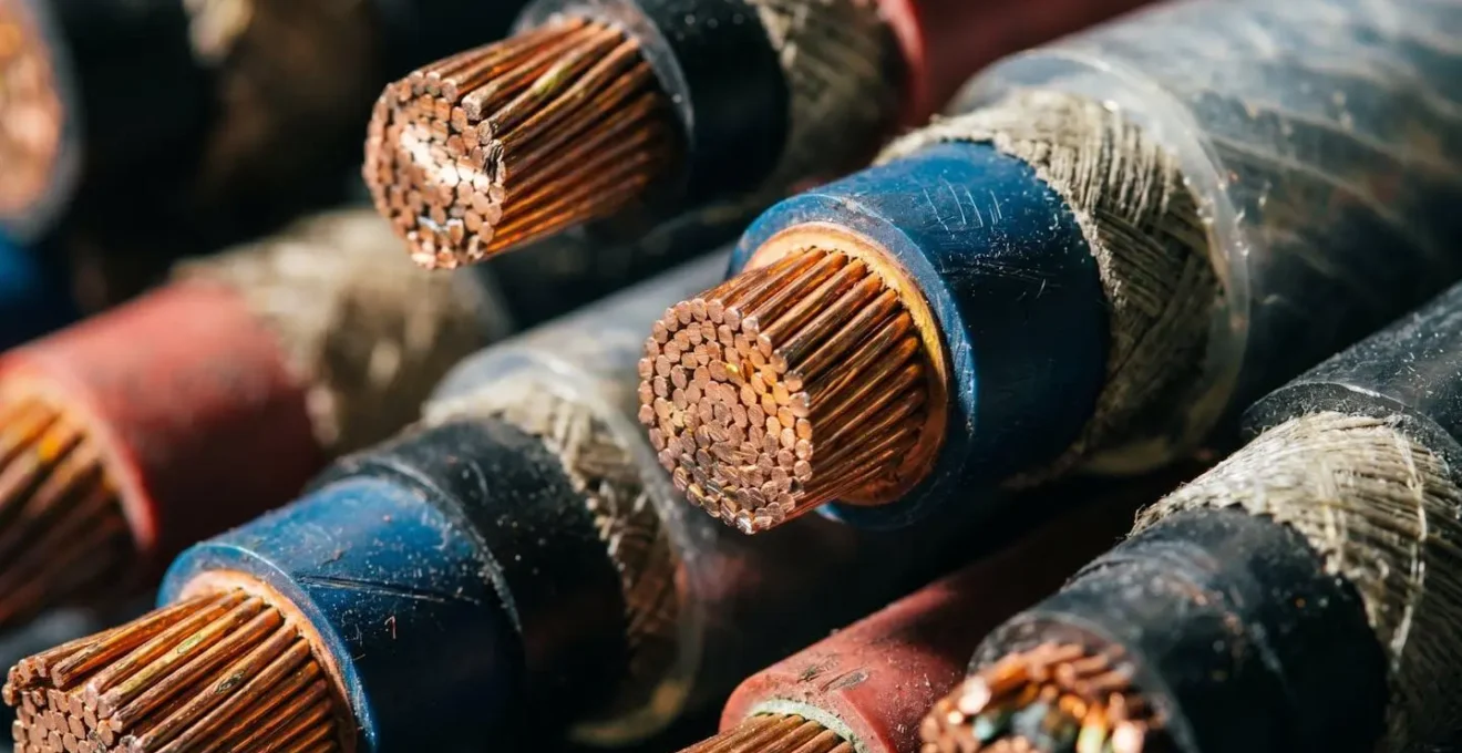 Réseau électrique européen interconnecté pendant une soirée d'hiver